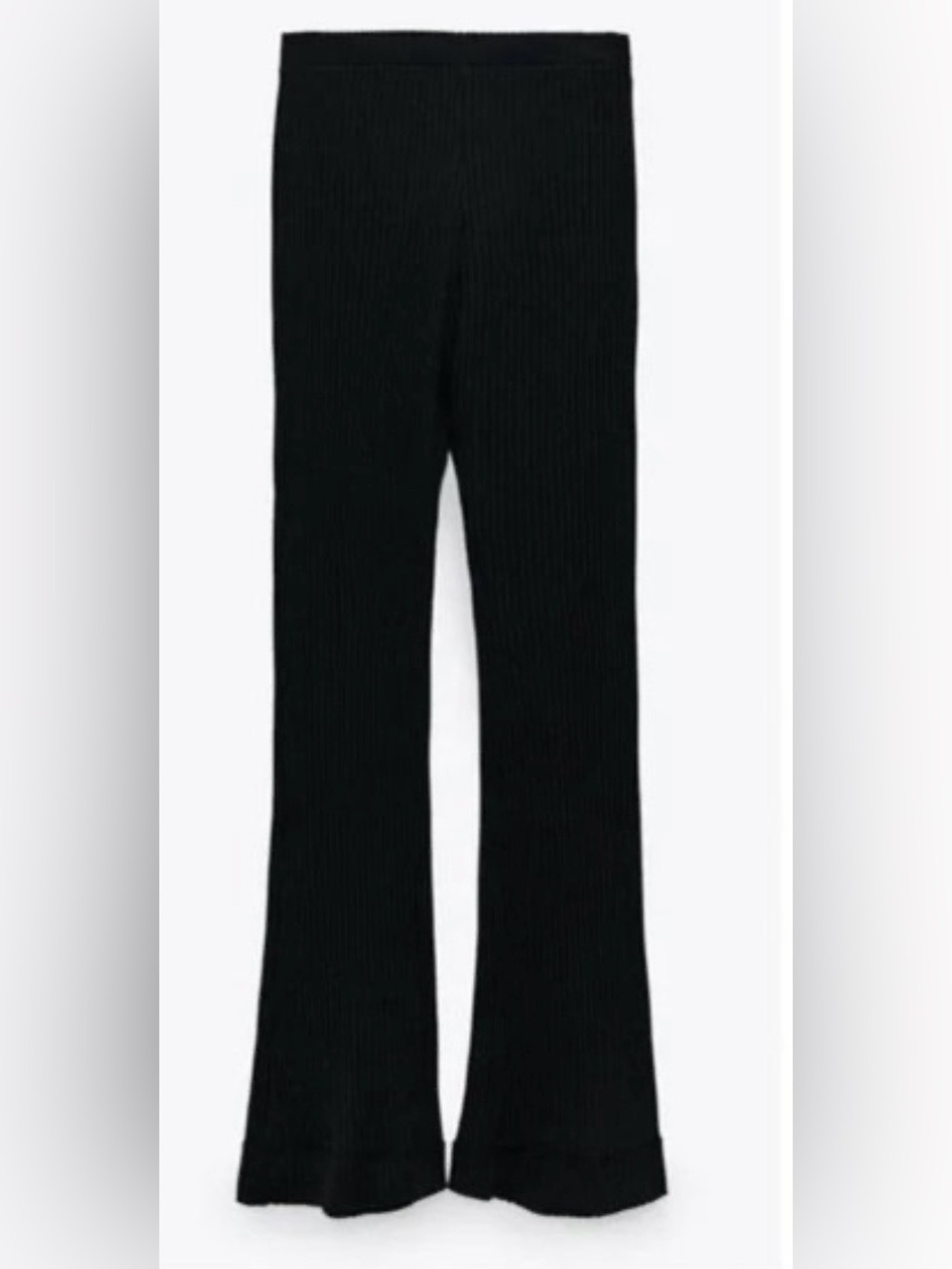 NWT Zara Flared Rib Pants
